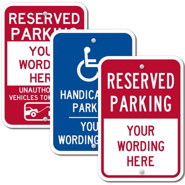 Custom | Cheap Parking Signs | 50% OFF!